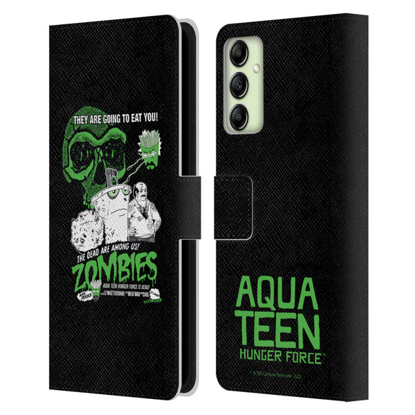 Aqua Teen Hunger Force Graphics They Are Going To Eat You Leather Book Wallet Case Cover For Samsung Galaxy A14 5G