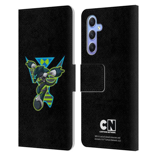 Ben 10: Animated Series Graphics Alien Leather Book Wallet Case Cover For Samsung Galaxy A34 5G