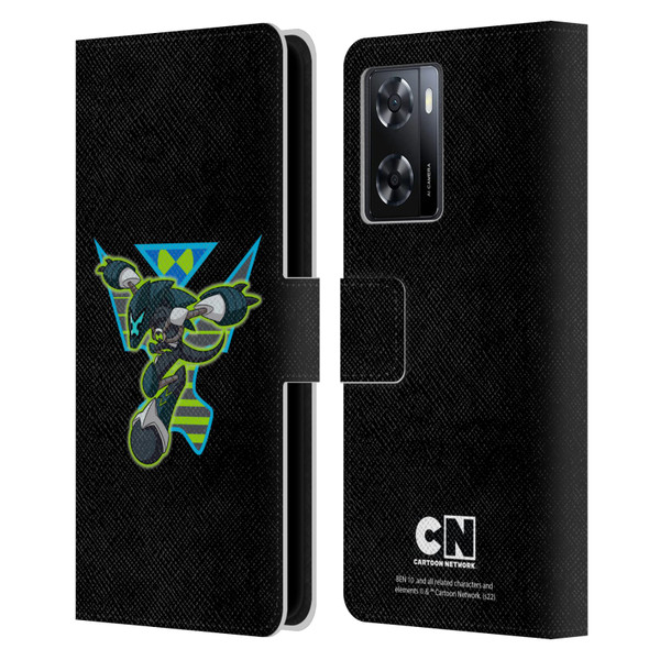 Ben 10: Animated Series Graphics Alien Leather Book Wallet Case Cover For OPPO A57s