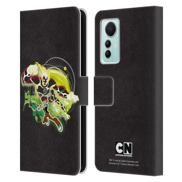 Ben 10: Omniverse Graphics Heatblast Leather Book Wallet Case Cover For Xiaomi 12 Lite