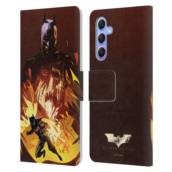 Batman Begins Graphics Scarecrow Leather Book Wallet Case Cover For Samsung Galaxy A34 5G
