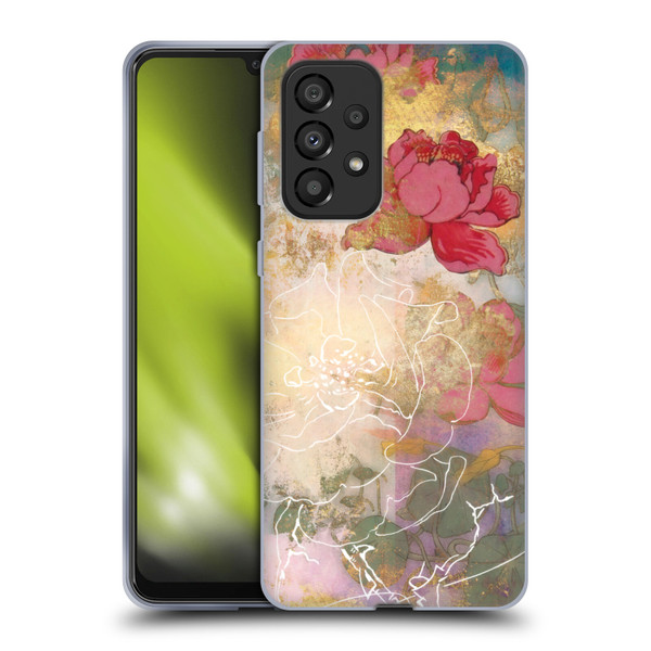 Aimee Stewart Smokey Floral Midsummer Soft Gel Case for Samsung Galaxy A33 5G (2022)
