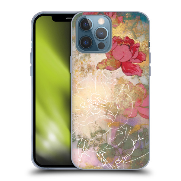 Aimee Stewart Smokey Floral Midsummer Soft Gel Case for Apple iPhone 13 Pro Max
