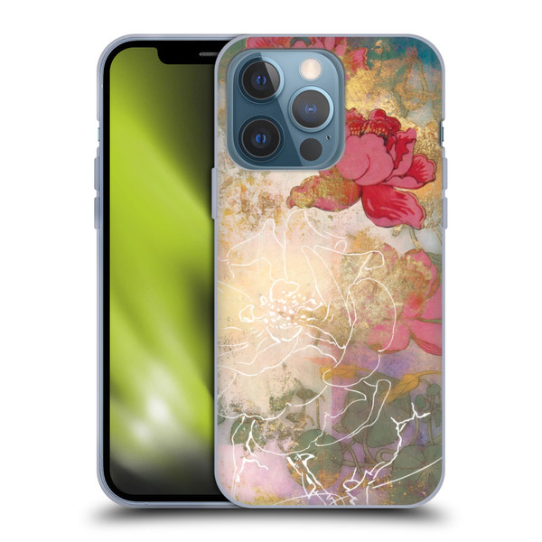 Aimee Stewart Smokey Floral Midsummer Soft Gel Case for Apple iPhone 13 Pro