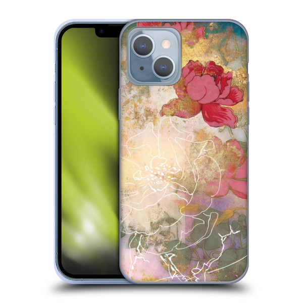 Aimee Stewart Smokey Floral Midsummer Soft Gel Case for Apple iPhone 14