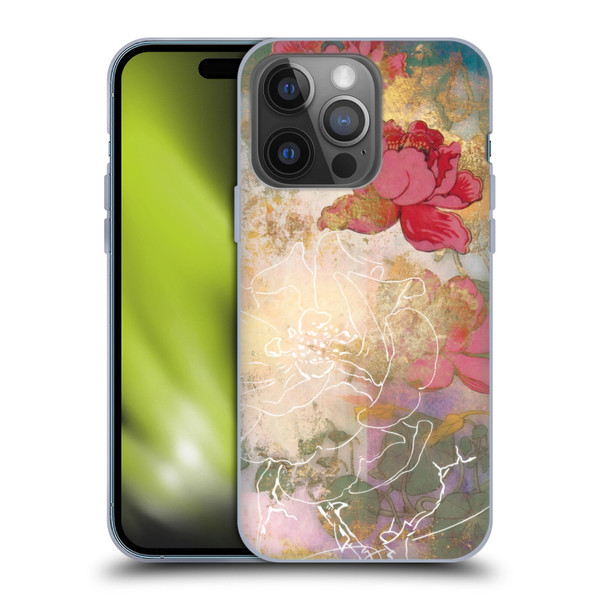 Aimee Stewart Smokey Floral Midsummer Soft Gel Case for Apple iPhone 14 Pro