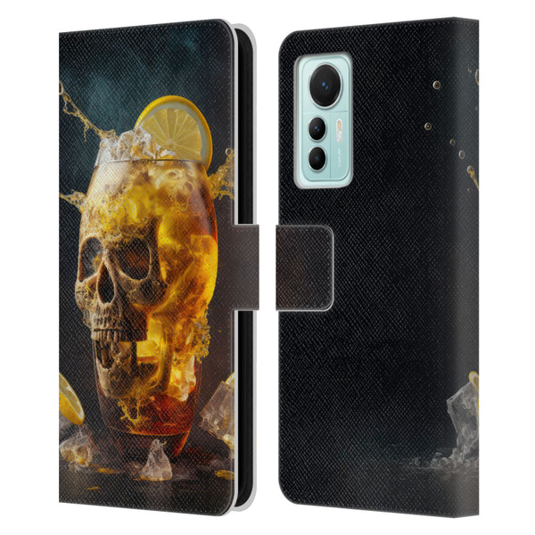 Spacescapes Cocktails Long Island Ice Tea Leather Book Wallet Case Cover For Xiaomi 12 Lite
