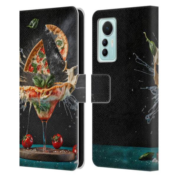 Spacescapes Cocktails Margarita Martini Blast Leather Book Wallet Case Cover For Xiaomi 12 Lite