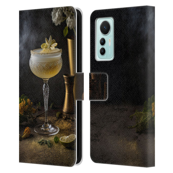 Spacescapes Cocktails Summertime, Margarita Leather Book Wallet Case Cover For Xiaomi 12 Lite
