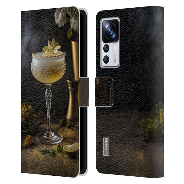Spacescapes Cocktails Summertime, Margarita Leather Book Wallet Case Cover For Xiaomi 12T Pro