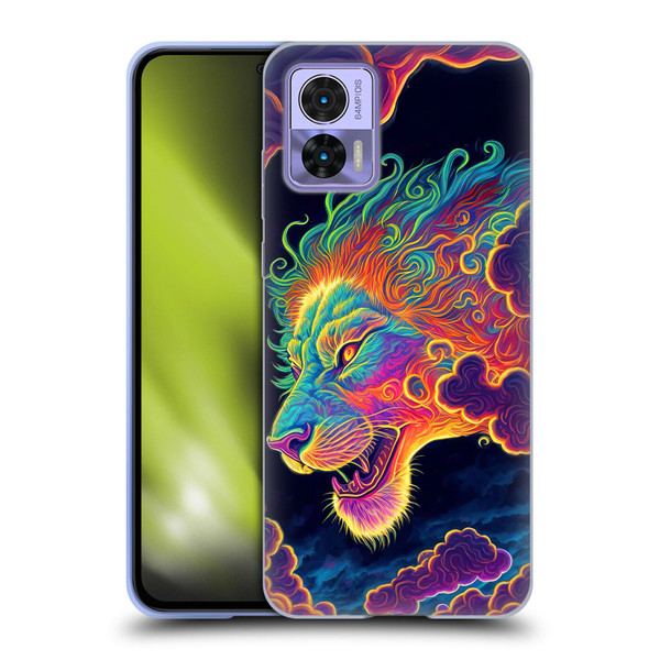 Wumples Cosmic Animals Clouded Lion Soft Gel Case for Motorola Edge 30 Neo 5G