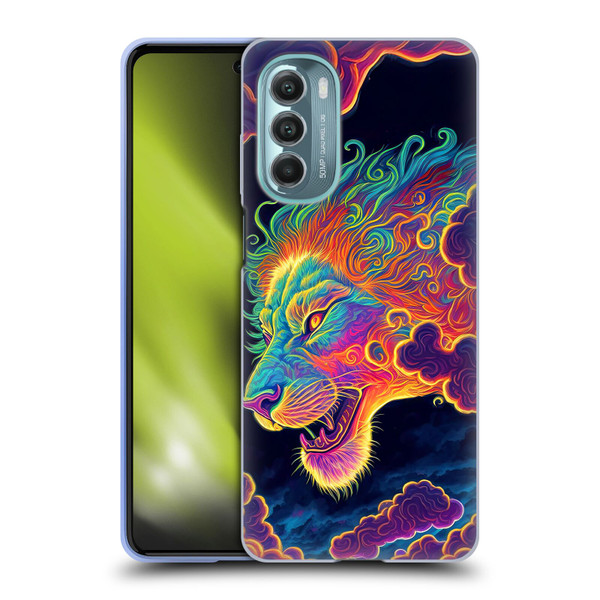 Wumples Cosmic Animals Clouded Lion Soft Gel Case for Motorola Moto G Stylus 5G (2022)