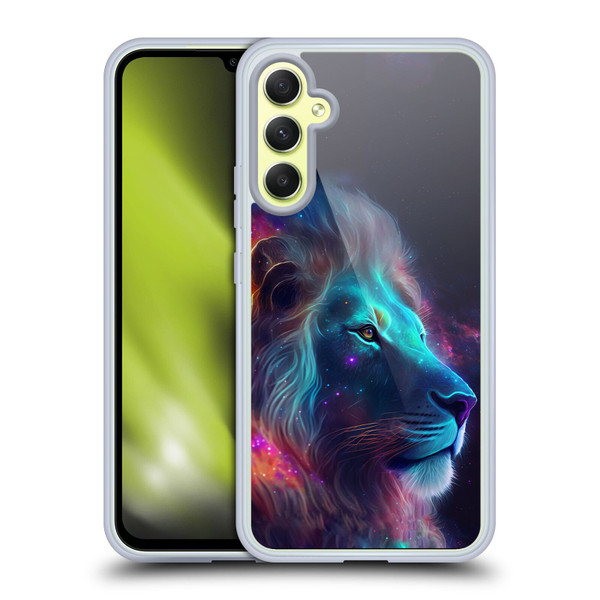 Wumples Cosmic Animals Lion Soft Gel Case for Samsung Galaxy A34 5G