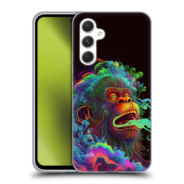 Wumples Cosmic Animals Clouded Monkey Soft Gel Case for Samsung Galaxy A54 5G