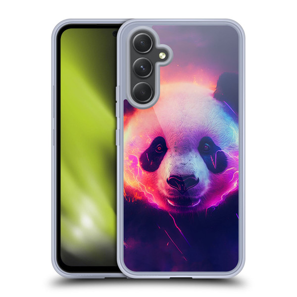 Wumples Cosmic Animals Panda Soft Gel Case for Samsung Galaxy A54 5G