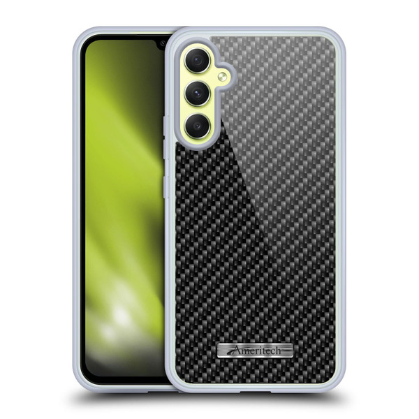 Ameritech Graphics Carbon Fiber Print Soft Gel Case for Samsung Galaxy A34 5G