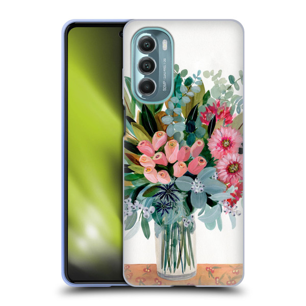 Suzanne Allard Floral Graphics Magnolia Surrender Soft Gel Case for Motorola Moto G Stylus 5G (2022)