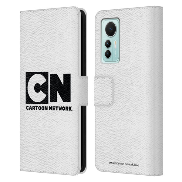 Cartoon Network Logo Plain Leather Book Wallet Case Cover For Xiaomi 12 Lite
