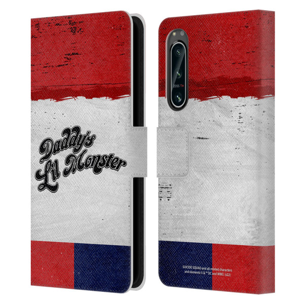 Suicide Squad 2016 Graphics Harley Quinn Costume Leather Book Wallet Case Cover For Sony Xperia 5 IV