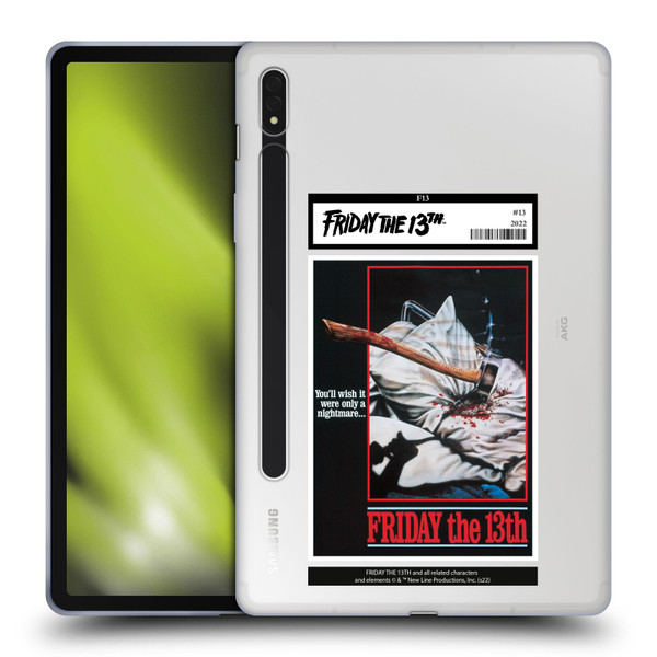 Friday the 13th 1980 Graphics Poster 2 Soft Gel Case for Samsung Galaxy Tab S8