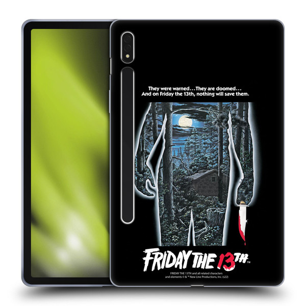 Friday the 13th 1980 Graphics Poster Soft Gel Case for Samsung Galaxy Tab S8