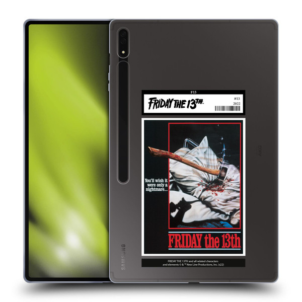 Friday the 13th 1980 Graphics Poster 2 Soft Gel Case for Samsung Galaxy Tab S8 Ultra