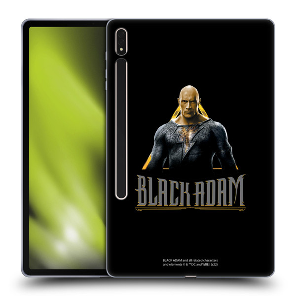 Black Adam Graphics Black Adam Soft Gel Case for Samsung Galaxy Tab S8 Plus