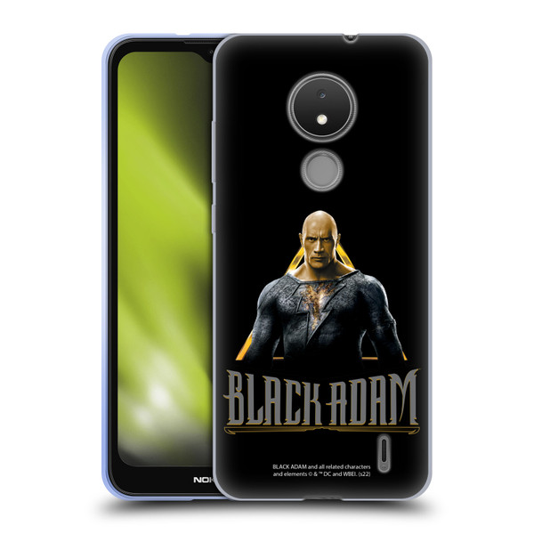 Black Adam Graphics Black Adam Soft Gel Case for Nokia C21