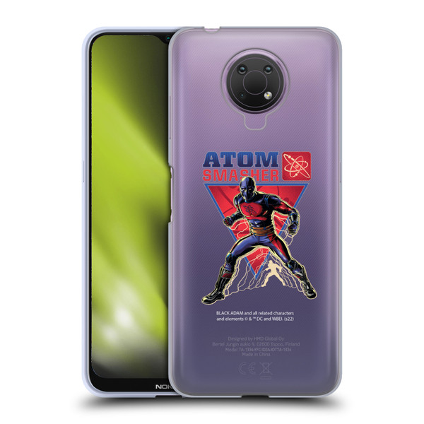 Black Adam Graphics Atom Smasher Soft Gel Case for Nokia G10