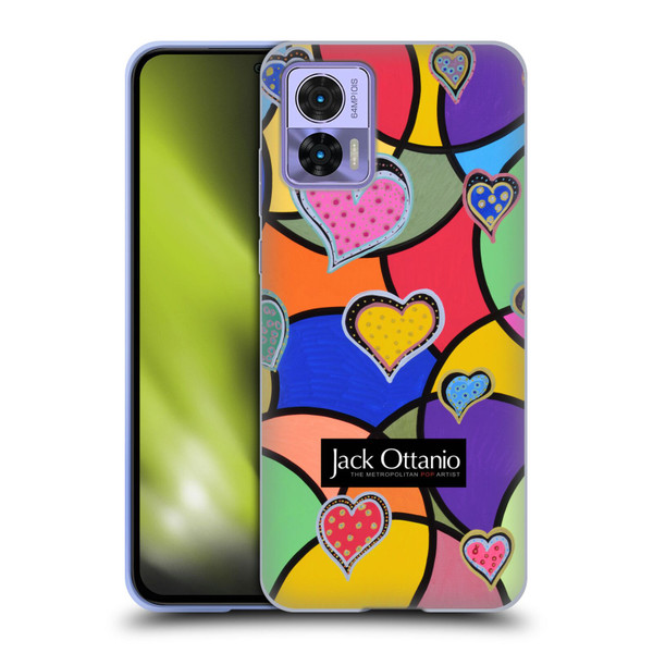 Jack Ottanio Art Hearts Of Diamonds Soft Gel Case for Motorola Edge 30 Neo 5G
