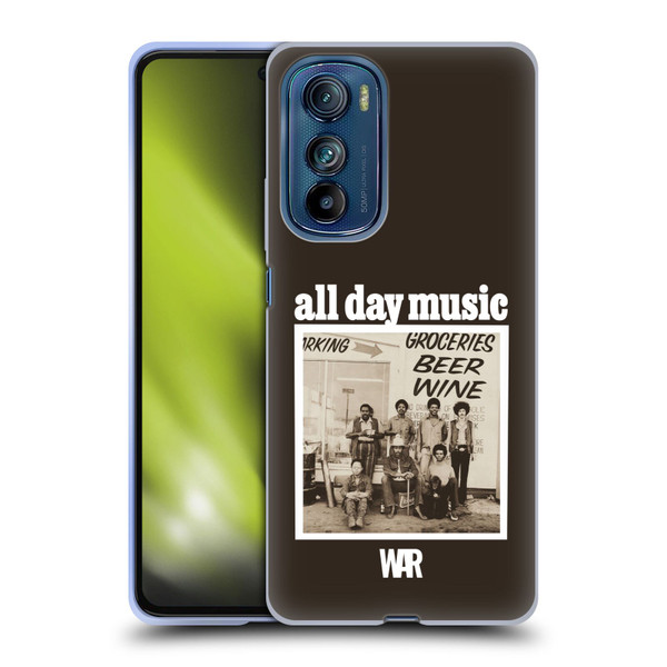 War Graphics All Day Music Album Soft Gel Case for Motorola Edge 30