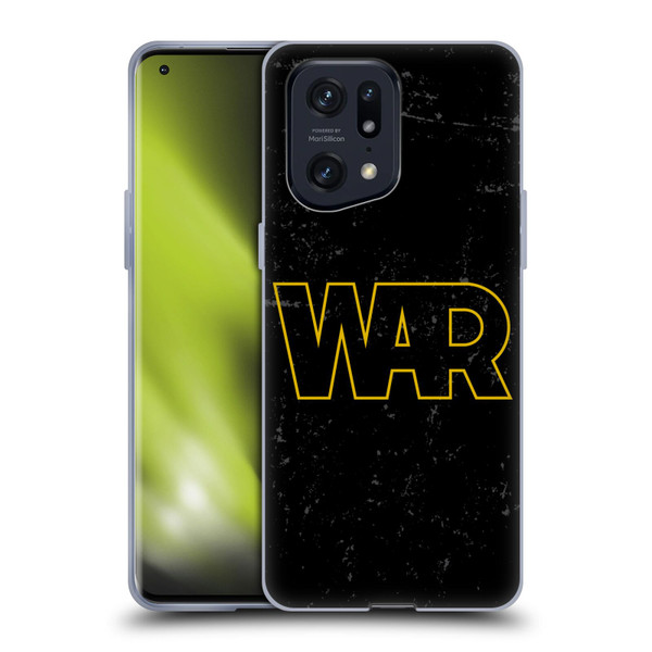 War Graphics Logo Soft Gel Case for OPPO Find X5 Pro