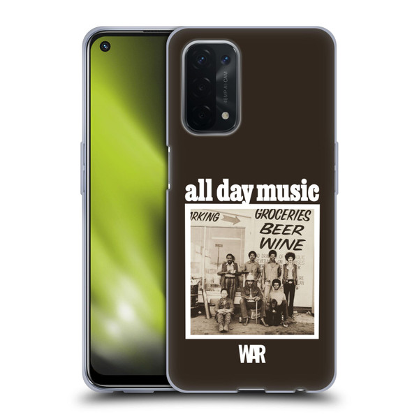 War Graphics All Day Music Album Soft Gel Case for OPPO A54 5G