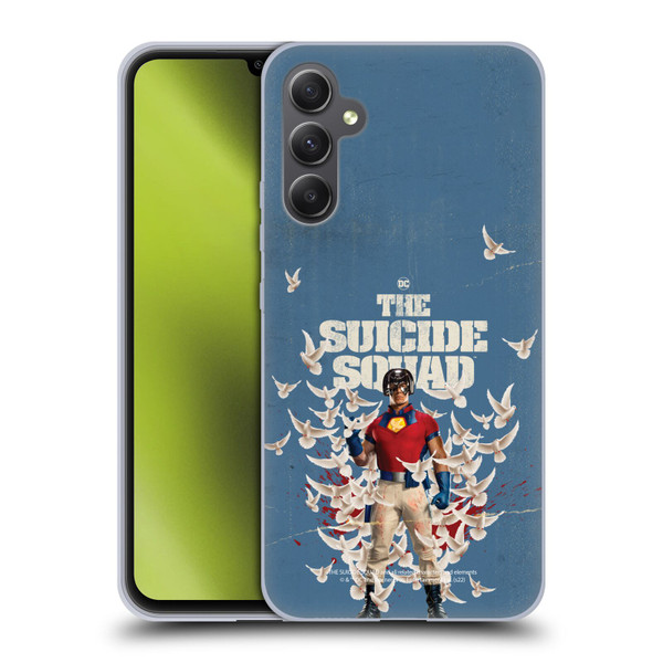 The Suicide Squad 2021 Character Poster Peacemaker Soft Gel Case for Samsung Galaxy A34 5G
