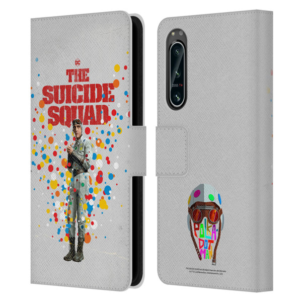 The Suicide Squad 2021 Character Poster Polkadot Man Leather Book Wallet Case Cover For Sony Xperia 5 IV