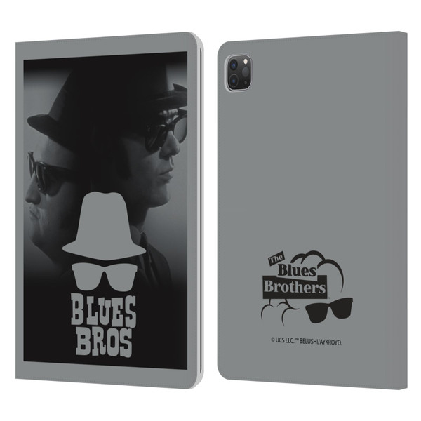 The Blues Brothers Graphics Jake And Elwood Leather Book Wallet Case Cover For Apple iPad Pro 11 2020 / 2021 / 2022