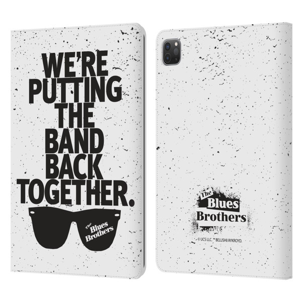 The Blues Brothers Graphics The Band Back Together Leather Book Wallet Case Cover For Apple iPad Pro 11 2020 / 2021 / 2022