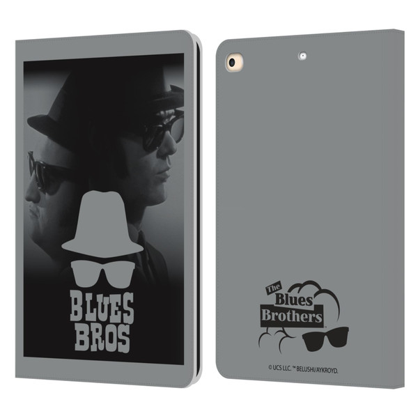 The Blues Brothers Graphics Jake And Elwood Leather Book Wallet Case Cover For Apple iPad 9.7 2017 / iPad 9.7 2018