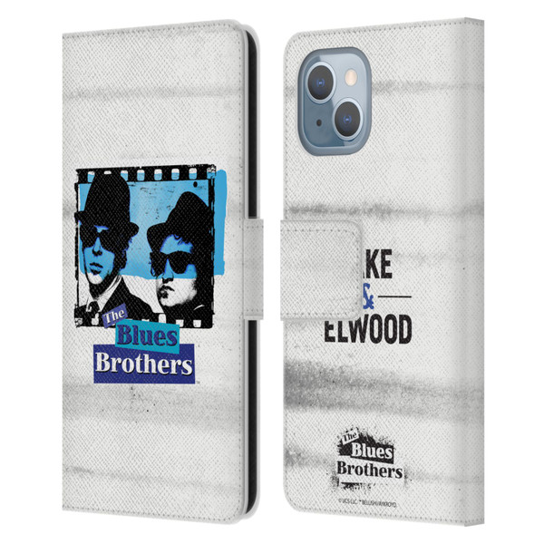 The Blues Brothers Graphics Film Leather Book Wallet Case Cover For Apple iPhone 14