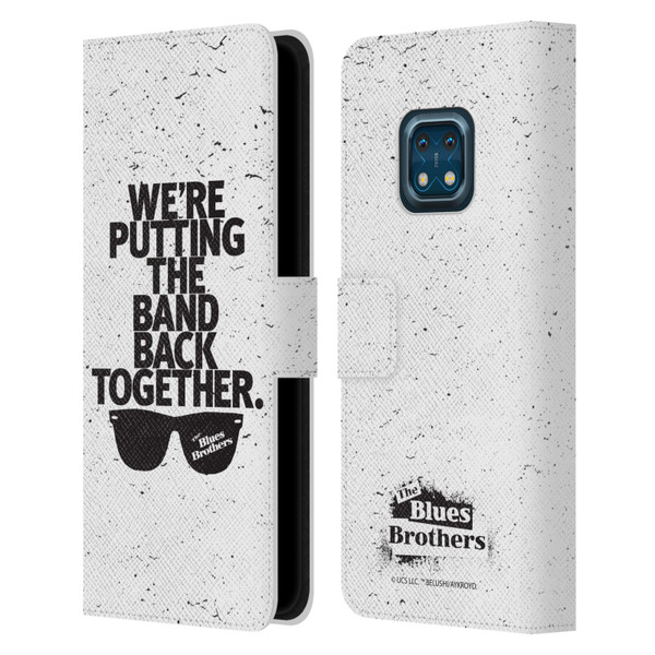 The Blues Brothers Graphics The Band Back Together Leather Book Wallet Case Cover For Nokia XR20