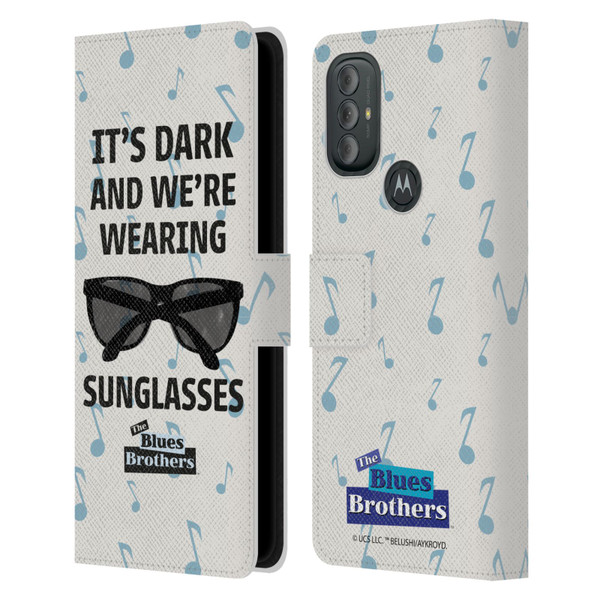 The Blues Brothers Graphics Sunglasses Leather Book Wallet Case Cover For Motorola Moto G10 / Moto G20 / Moto G30