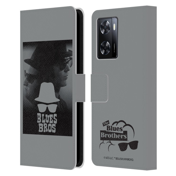 The Blues Brothers Graphics Jake And Elwood Leather Book Wallet Case Cover For OPPO A57s