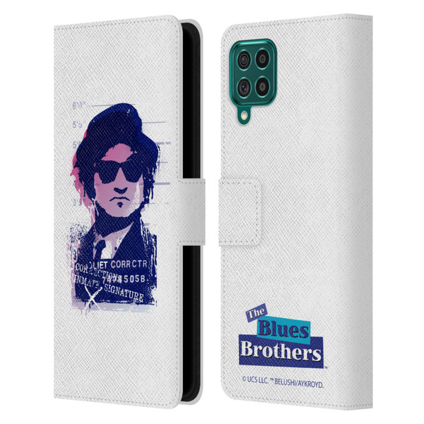 The Blues Brothers Graphics Jake Leather Book Wallet Case Cover For Samsung Galaxy F62 (2021)