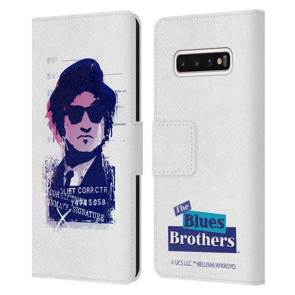 The Blues Brothers Graphics Jake Leather Book Wallet Case Cover For Samsung Galaxy S10