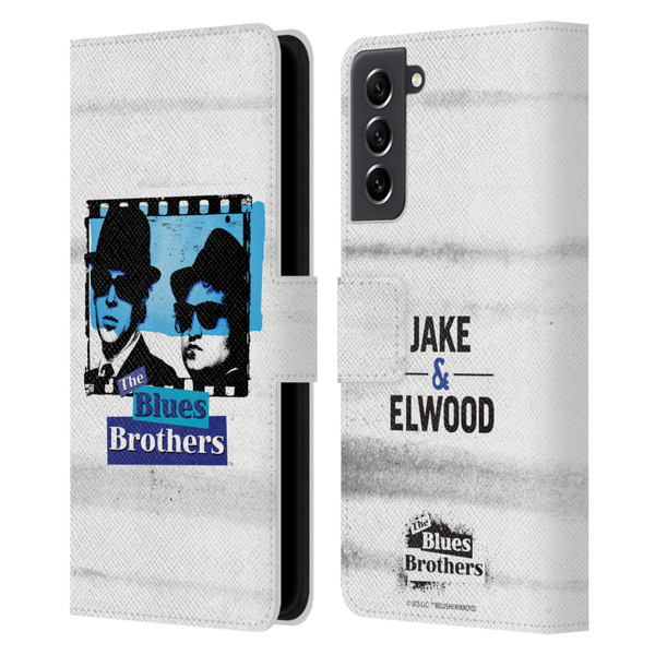 The Blues Brothers Graphics Film Leather Book Wallet Case Cover For Samsung Galaxy S21 FE 5G