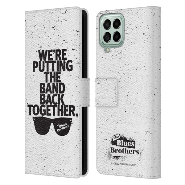 The Blues Brothers Graphics The Band Back Together Leather Book Wallet Case Cover For Samsung Galaxy M53 (2022)