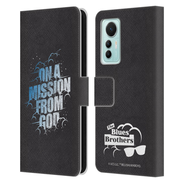 The Blues Brothers Graphics On A Mission From God Leather Book Wallet Case Cover For Xiaomi 12 Lite