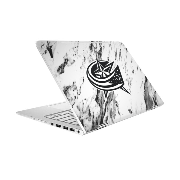 NHL Columbus Blue Jackets Marble Vinyl Sticker Skin Decal Cover for HP Spectre Pro X360 G2