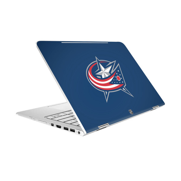 NHL Columbus Blue Jackets Plain Vinyl Sticker Skin Decal Cover for HP Spectre Pro X360 G2