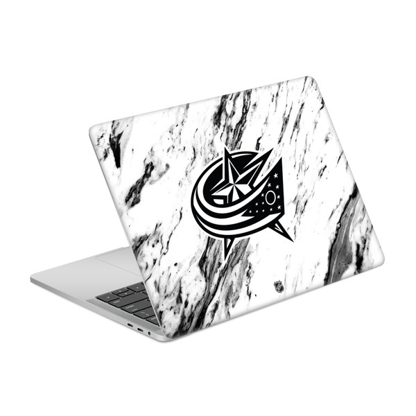 NHL Columbus Blue Jackets Marble Vinyl Sticker Skin Decal Cover for Apple MacBook Pro 13" A2338